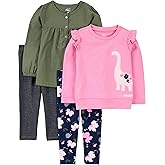 Simple Joys by Carter's girls 4-piece Playwear Set