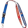 Desert Cactus FC Barcelona Lanyard Barça Barca Football Soccer Car Keys ID Badge Holder Keychain Detachable Breakaway Snap Buckle (Lanyard C - Double Sided)