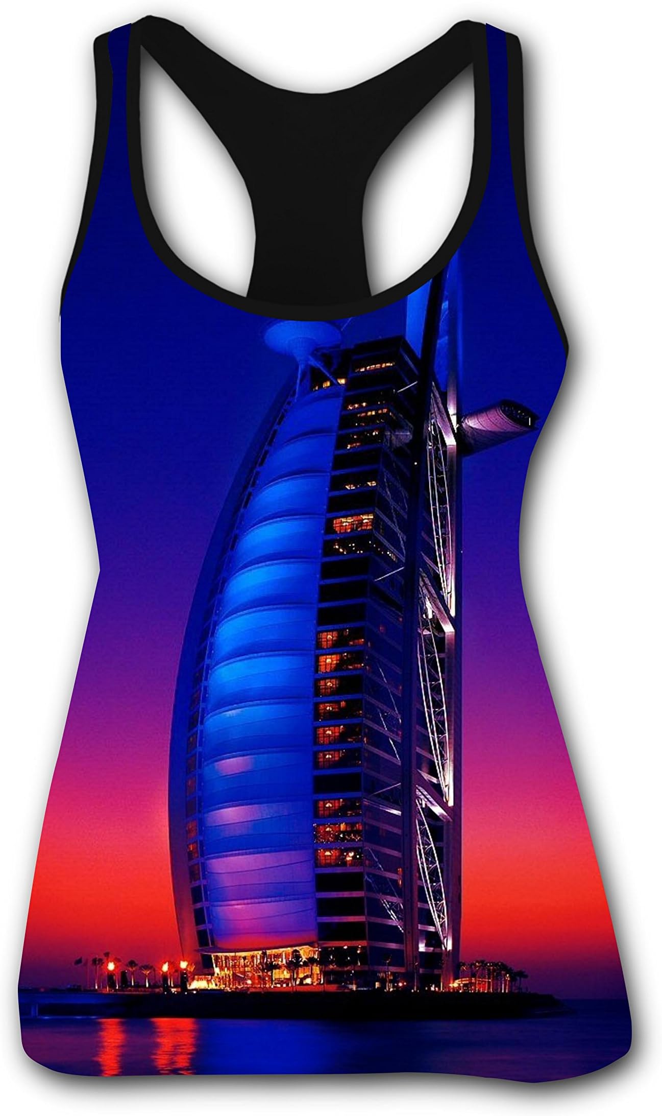 Dubai Burj Al Arab Red Seawing Custom Tank Top Camisole for Women