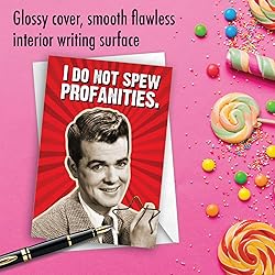 NobleWorks Funny Birthday Greeting Card with 5 x 7