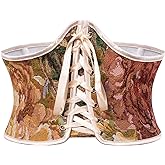 Scarlet Darkness Corset Belt for Women Renaissance Lace up Corset Floral Wide Waist Belts