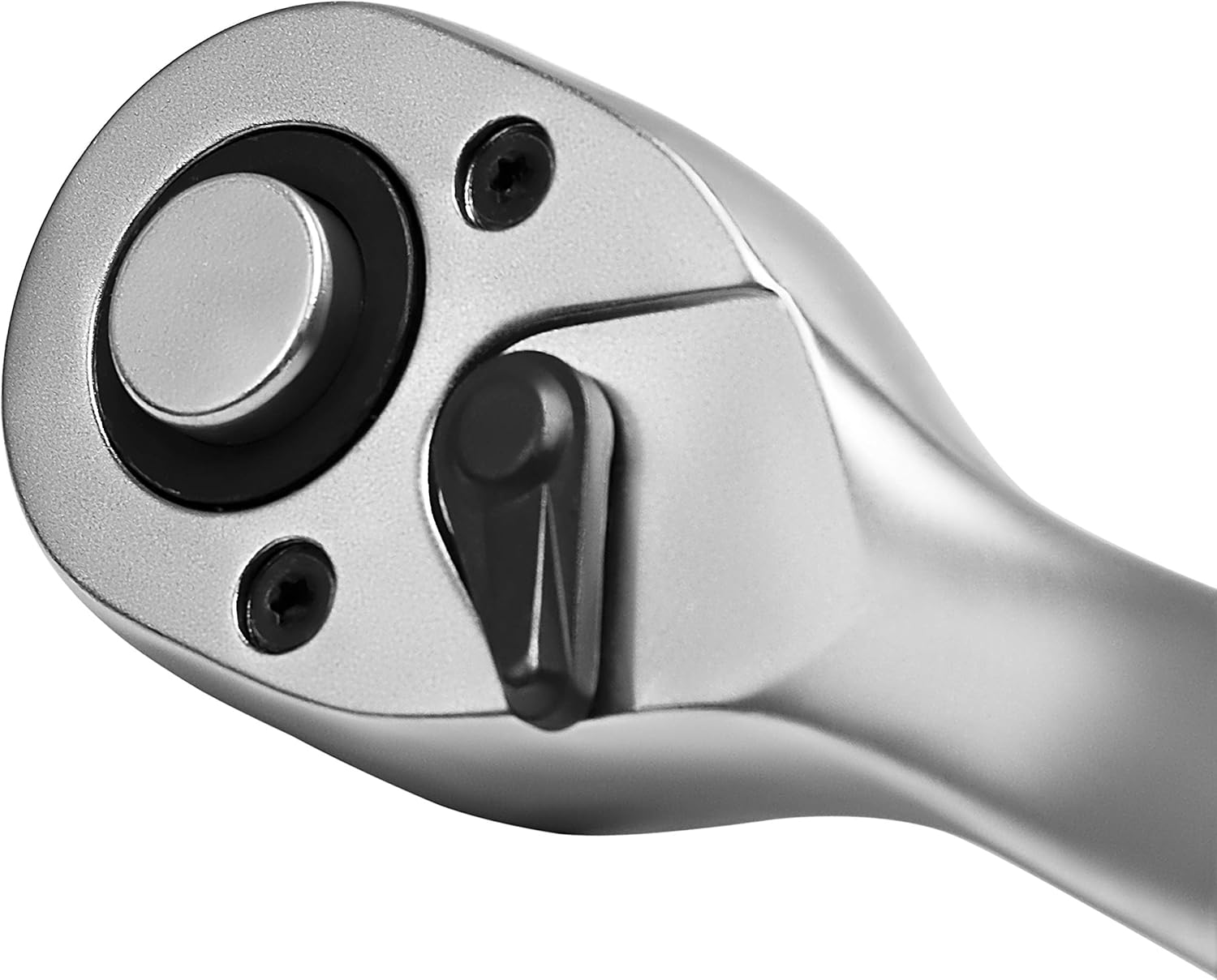 S&R Reversible Ratchet 1/2" Wrench, 45 Teeth for Socket Wrench Insert Nuts Chrome Vanadium Steel (1/2" Square Drive) Tool - Image 3