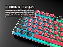 Ranked Pudding PBT Keycaps | 112 Double Shot