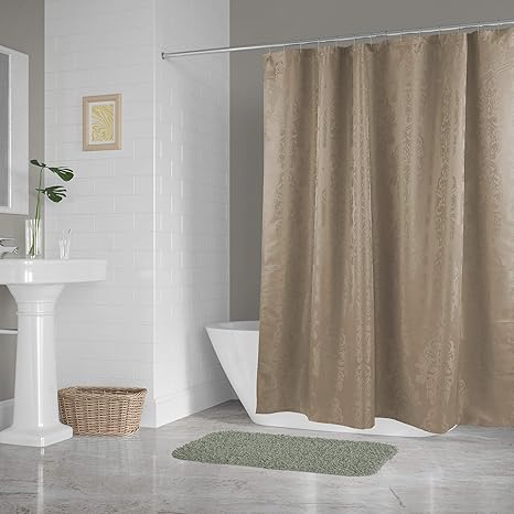 Dii Everyday 100 Polyester Extra Long Bath Fabric Shower Curtain