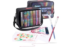 252 Pcs 234 Colors Gel Pens Set，0.6mm Fine Point Quick-Drying Ink with Portable Storage Bag for Adult Coloring, Journaling, D