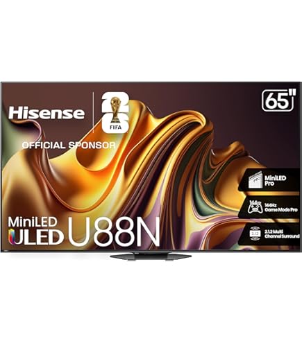 Hisense 55U78N-55 inch Mini-LED PRO 4K QLED 144Hz Google TV with