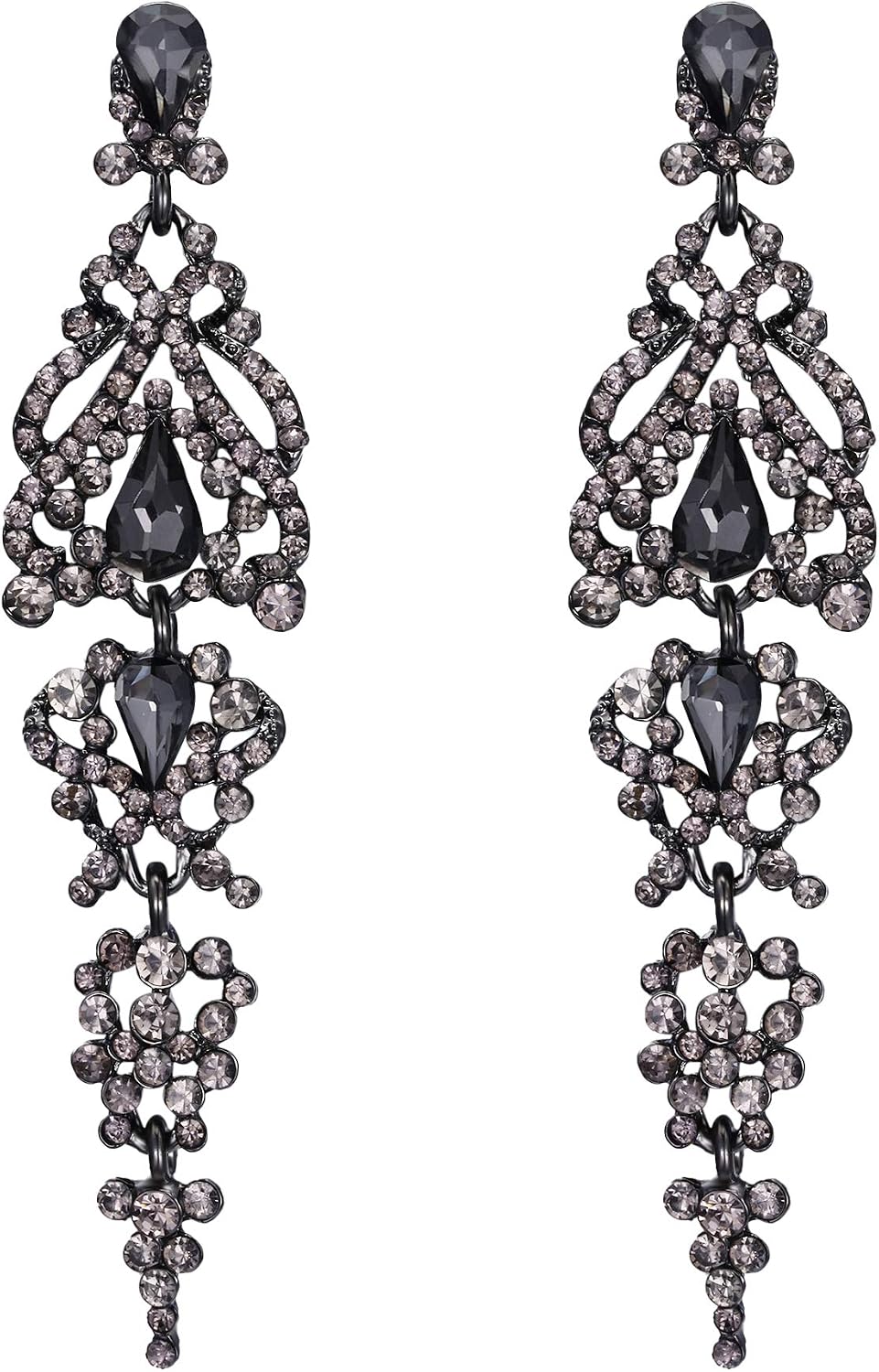 Clearine Parure Vintage Perles Naturelles 925 Argent - Collier Et Boucles D'Oreilles Mariage