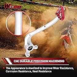 WOOSTAR CNC Rear Brake Arm Foot Pedal Lever