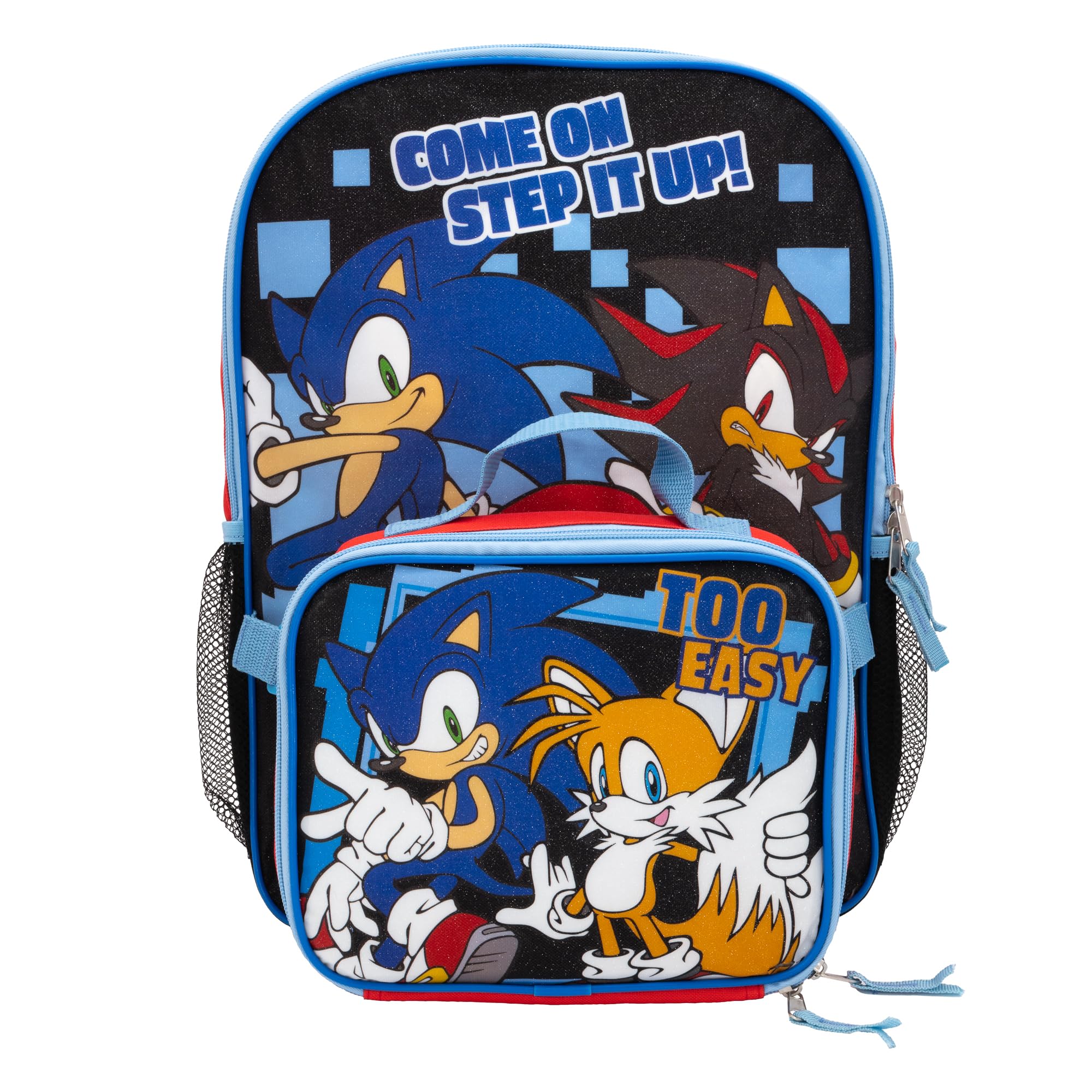 AI ACCESSORY INNOVATIONS Sonic The Hedgehog 2 Piece Backpack Set, Boys & Girls 16