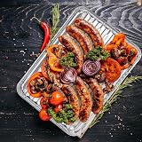 BURNTOP 30 Pack Disposable Aluminum Barbecue Trays 34 x 23 x 2.8 cm view 6