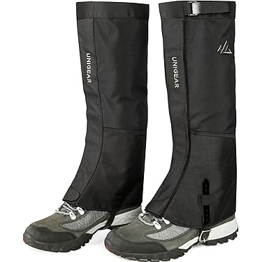 Polainas Impermeables Para Senderismo - 1 Par, Ajustables, Transpirables, Unisex, Para Montaña, Nieve, Barro