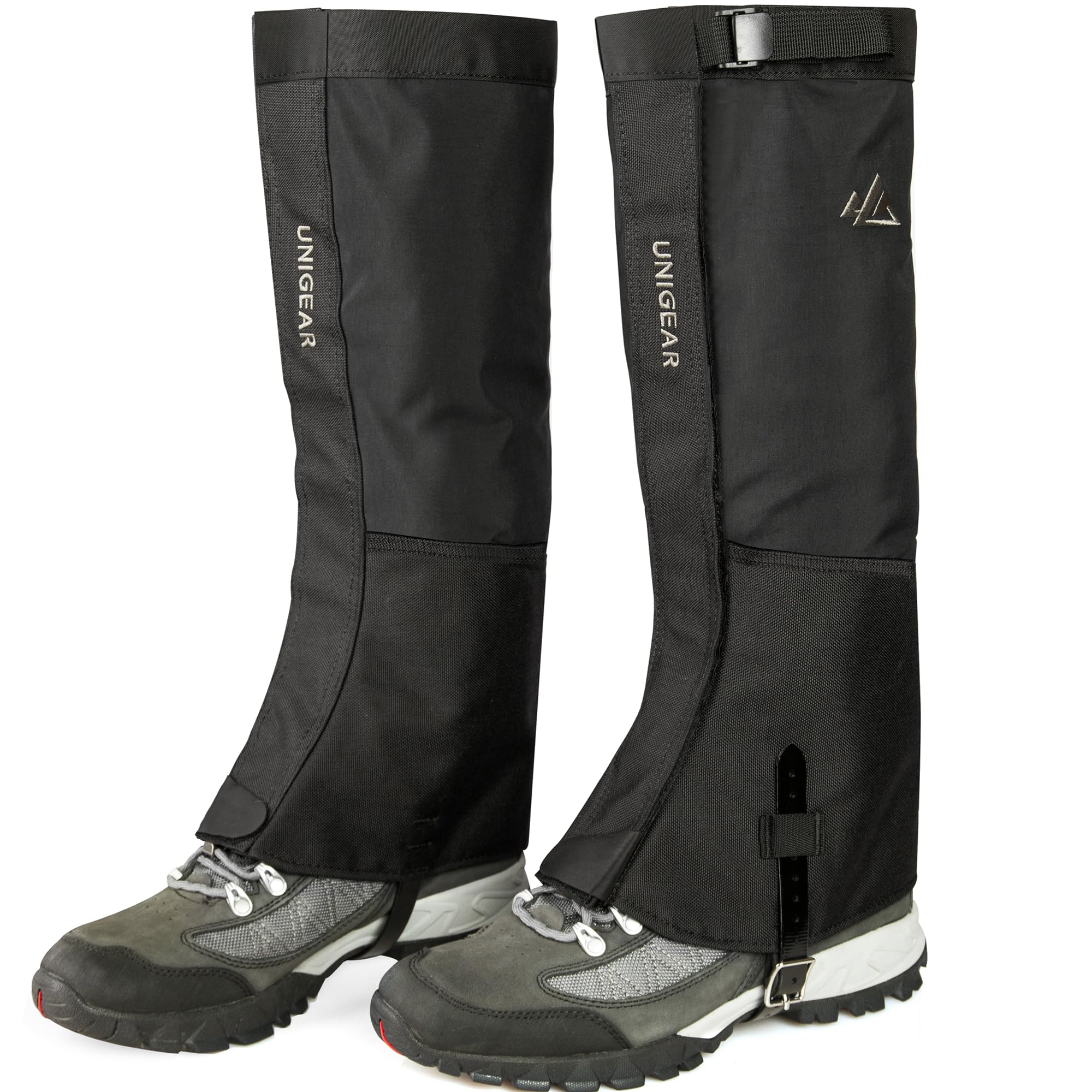 Photo 1 of Unigear Snow Leg Gaiters, Waterproof Boot Gaiters for Hiking Walking Climbing Hunting Skiing 1000D Fabric (Large)