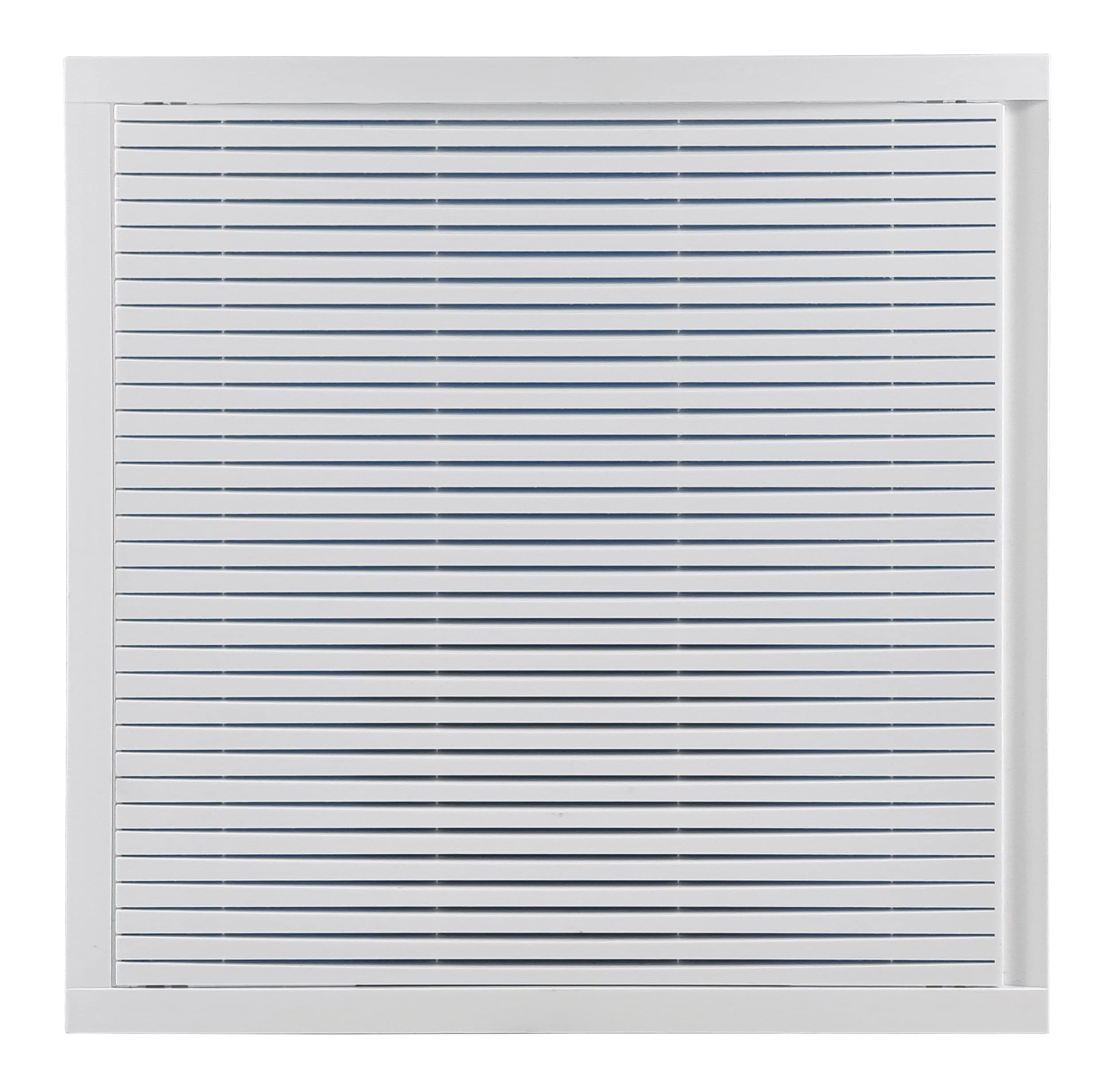 Steinberg14 White ABS Plastic Return Air Grille with Filter - 40x40cm / 16x16" Ventilation Cover