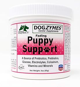 Dogzymes Fading Puppy Support Probiotics Prebiotics Enzymes Glucose Electrolytes Vitamins Minerals Mix 1 to 16 with Water