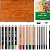 Derwent Academy 35 Piece Wooden Gift Box Art Set – Pencils & Accessories view 4