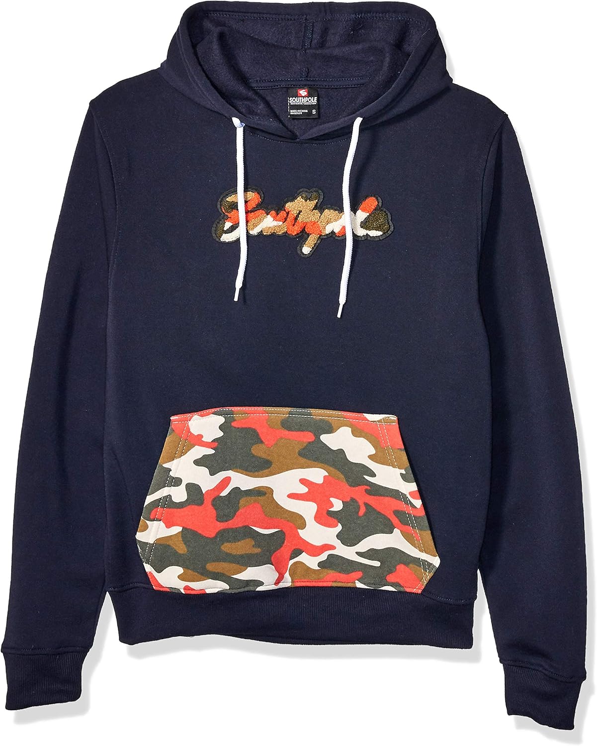 Southpole Men's Fleece Pullover Sweatshirt: Clothing