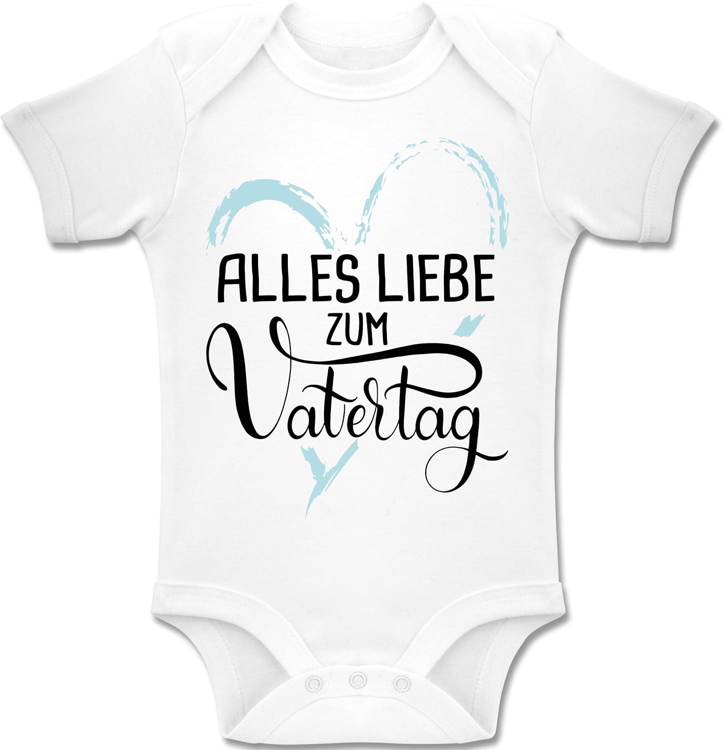Papas Prinzessin mit Krone Vatertag Baby Baby T-Shirt Kurzarm