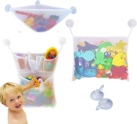bath toy storage net bag