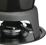 MasterClass Cast Iron Fondue Set 21x18 cm Black with Burner & 6 Forks view 7