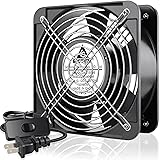 GDSTIME AXIAL Fan 15050, 110V 120V AC 150mm x 150mm