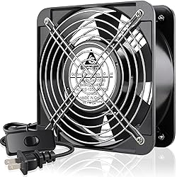 GDSTIME AXIAL Fan 15050, 110V 120V AC 150mm x 150mm