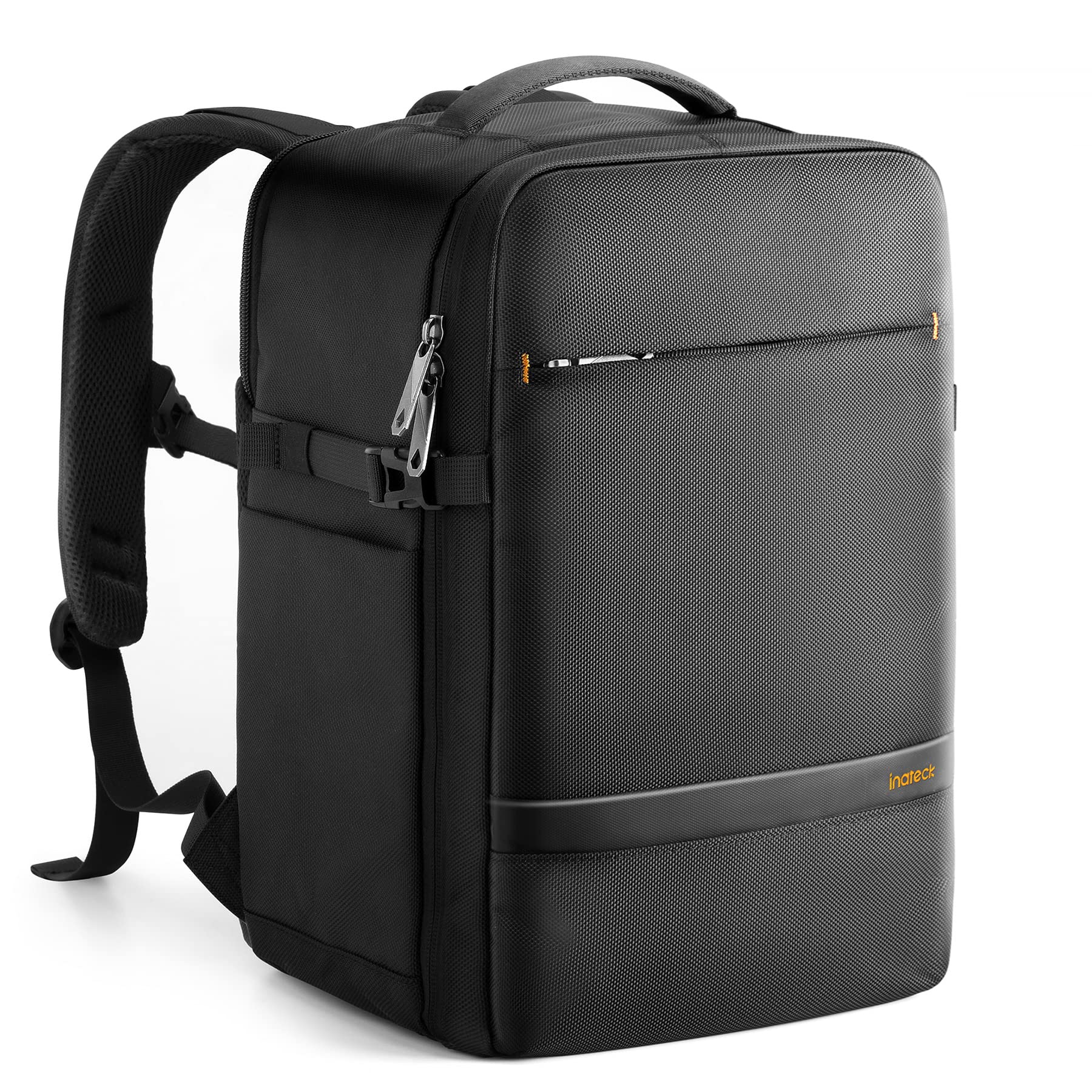 Inateck 20L Carry on Travel Laptop Backpack for Low-cost/Budget Airlines, Splash-resistant 3-Way Cabin Luggage for Business Trip, Commuting and Outdoors, Black