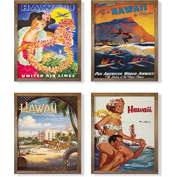 50’sアメリカ モザイクタイル 絵画 額 ビンテージHAWAII 50's アメリカ モザイクタイル 絵画 額 ビンテージ ハワイ