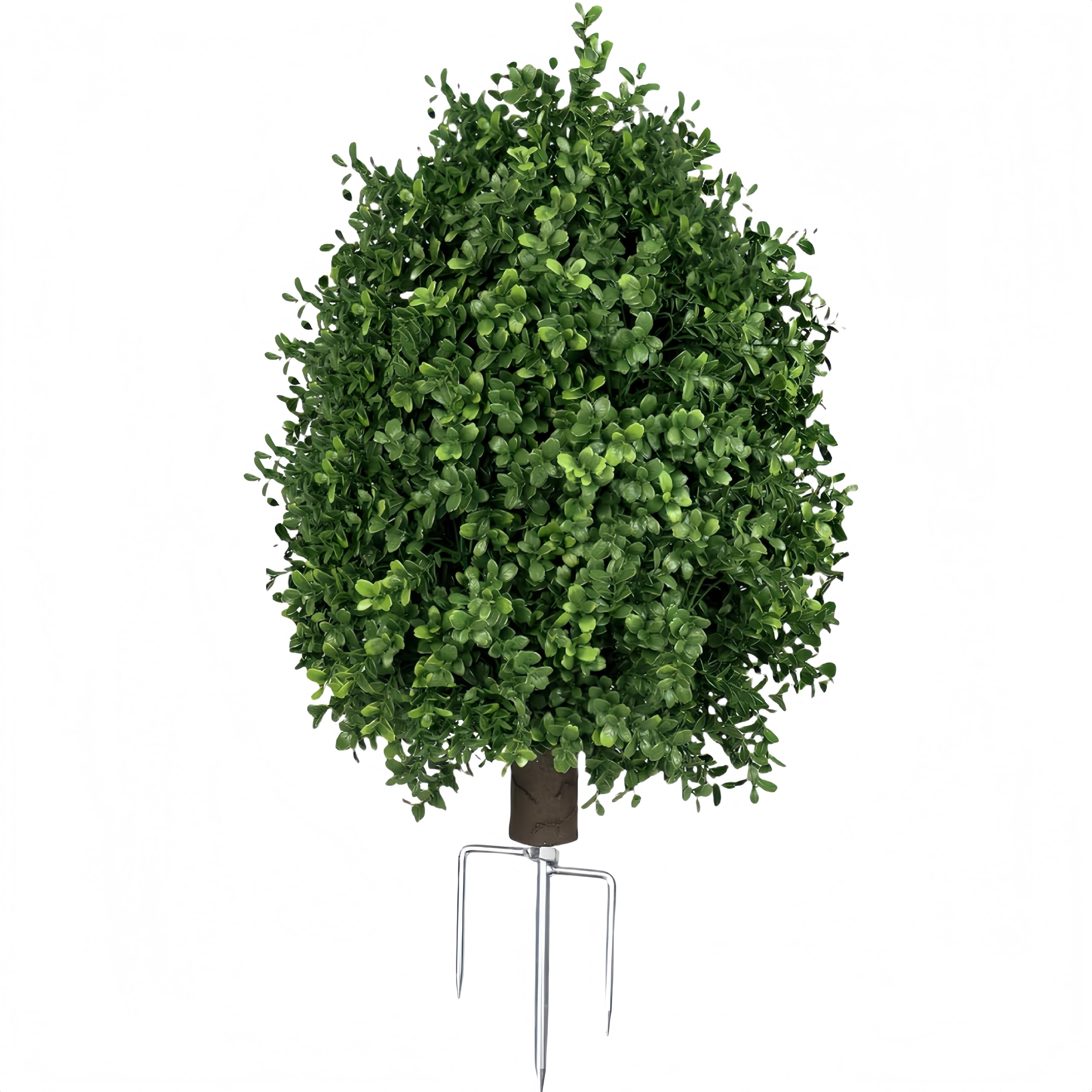 Photo 1 of QIANYUN Boxwood Topiary Bush -Artificial Topiary for Outdoors-Evergreen Plants Topiary Ball Tree UV-Resistant Faux Greenery Pot Fillers 1-Pack for Outdoor Front Porch Garden Yard Balcony Decor