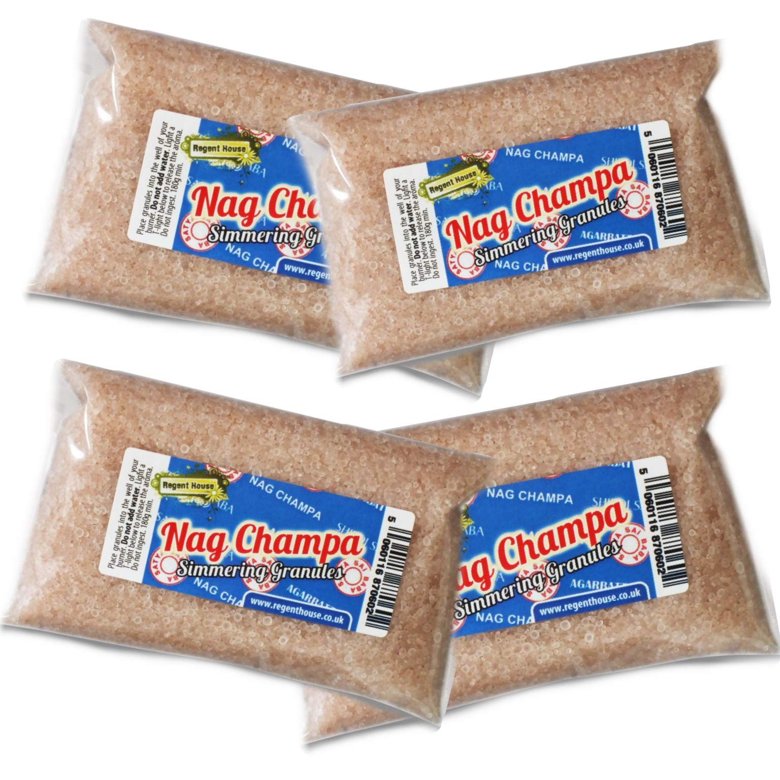 Regent House SIMMERING GRANULES (4 packs) (Nag Champa)