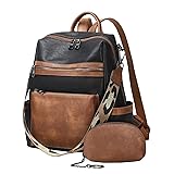 AGLOD Leather Backpack Purse for Women Designer