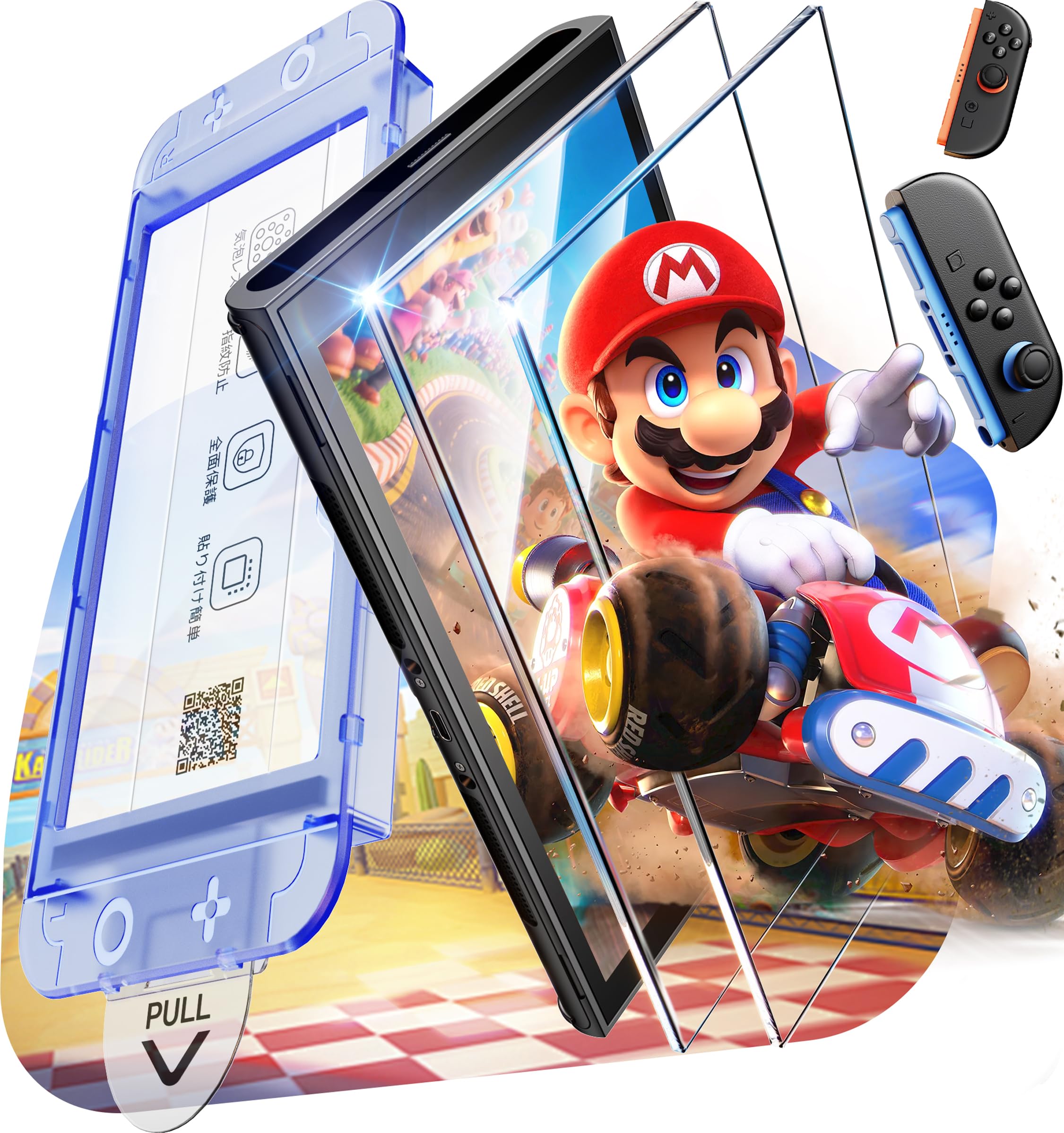 Amztoo Screen Protector for Switch 2, Tempered Glass Film, Smooth Touch & Daily Protection