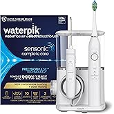 Waterpik Sensonic Complete Care Water Flosser and Rechargeable Electric Toothbrush and Water Flosser Combo Set, CC-04, White,