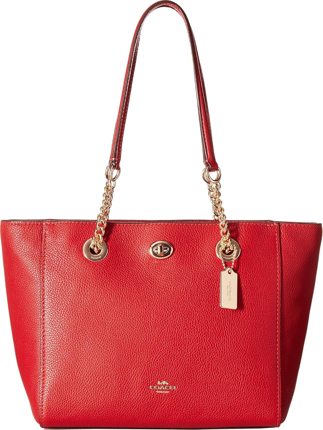 turnlock chain tote 27