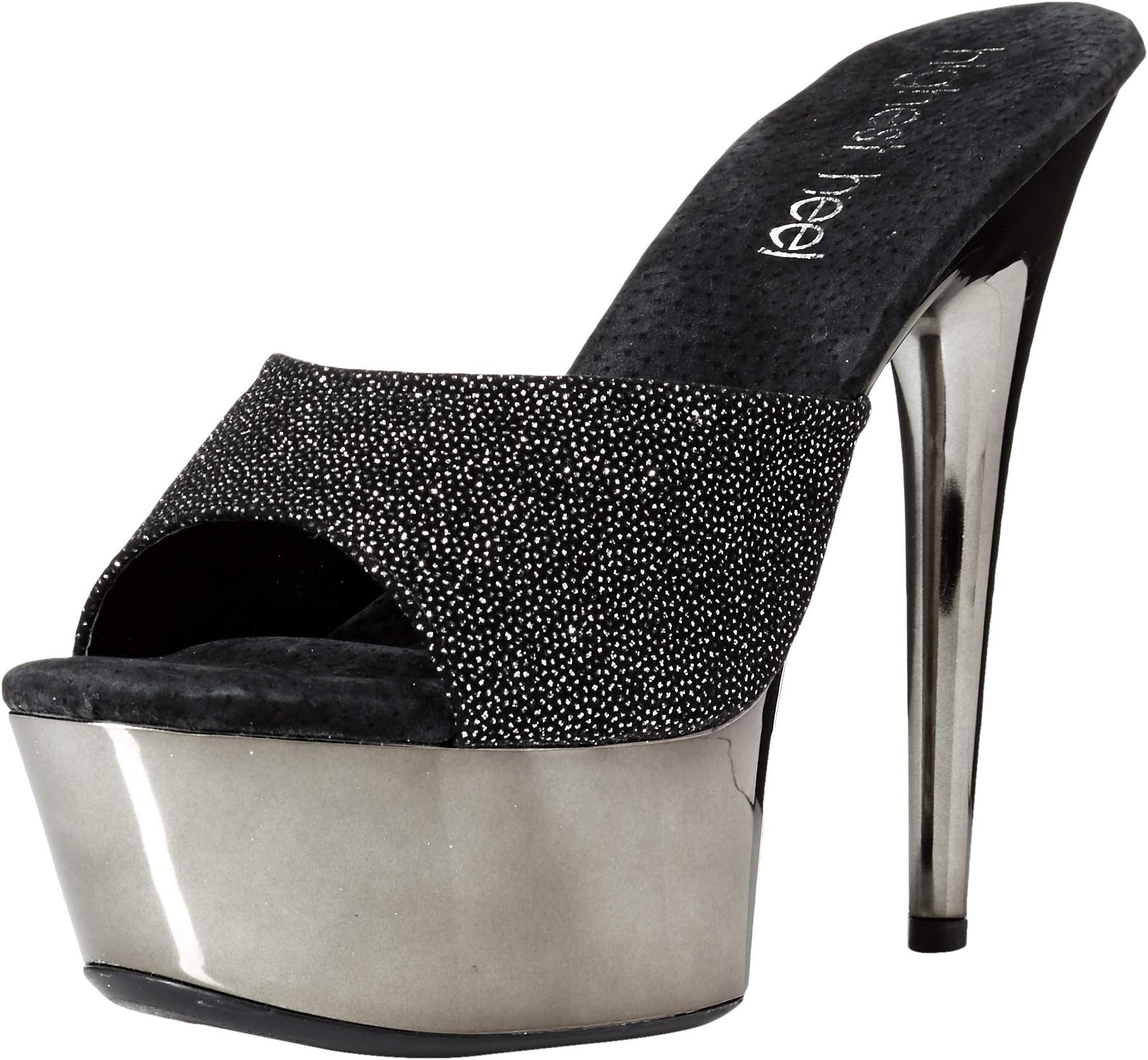 Women's Amber 851 Peep Toe Mule with Solid Platform