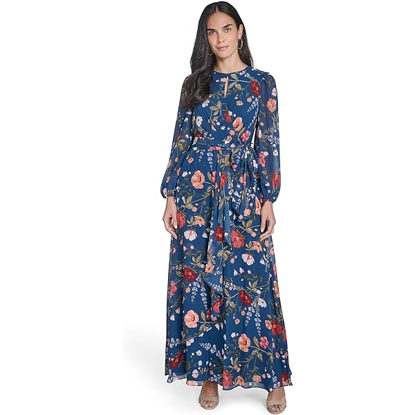 chinese dress ladies Eliza J Womens Dress Dress,Navy,4 at Amazon Women's Clothing store