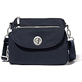 Baggallini Calais Crossbody Bags for Women 10x7 Lightweight Water-Resistant Travel Purse, RFID & Interior Organization