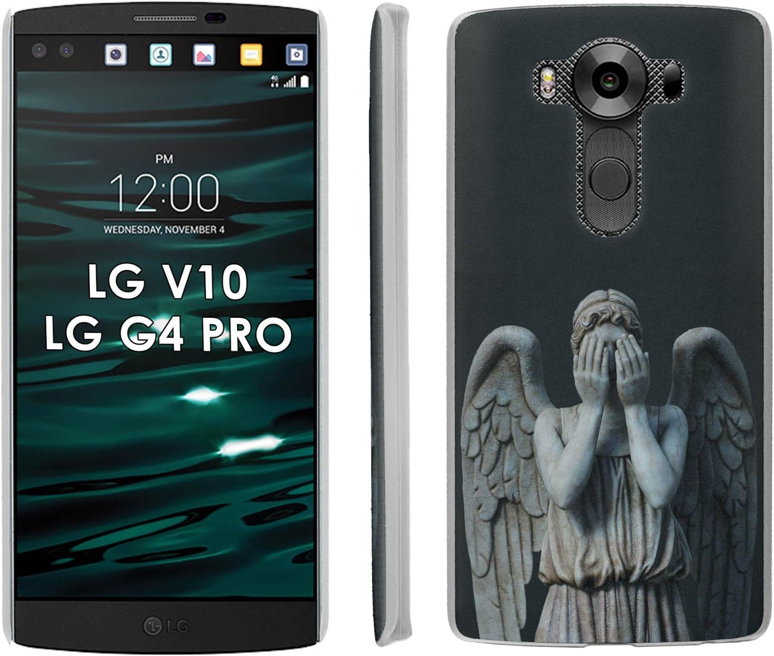 LG V10 Phone Cover, Angel Statue - Slim Clip-on Phone Case for [LG V10]