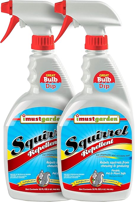 Amazon.com : I Must Garden Squirrel Repellent [2 Pack] - Protects