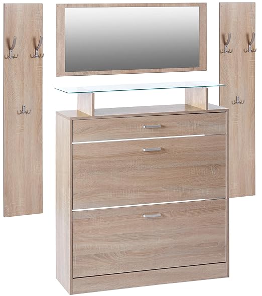 Mueble entrada zapatero perchero | Percheros de pared, percheros de pie...