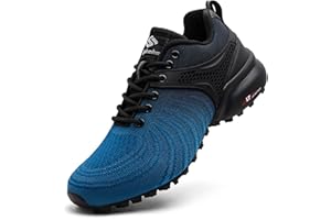 Unitysow Men's Hiking Shoe Outdoor Trail Running Shoes Lightweight Breathable Trekking Sneakers Athletic Tennis Cross Trainin