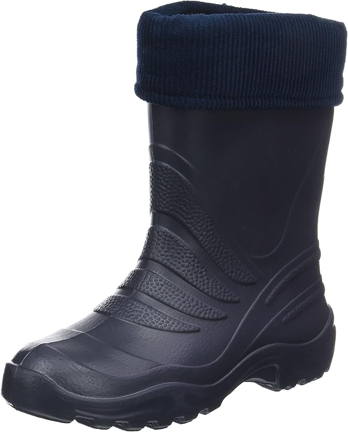 LEMIGO Alaska Rubber Boots, One Size 34/35 Blau Garden