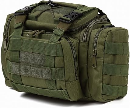 Amazon I Loop 大容量 多機能 ３way ウエストバッグ タックルバッグ 広口開口 フィッシングバッグ エギングバッグ 釣り サバゲー ハイキング 登山 に アーミーグリーン I Loop スポーツ アウトドア