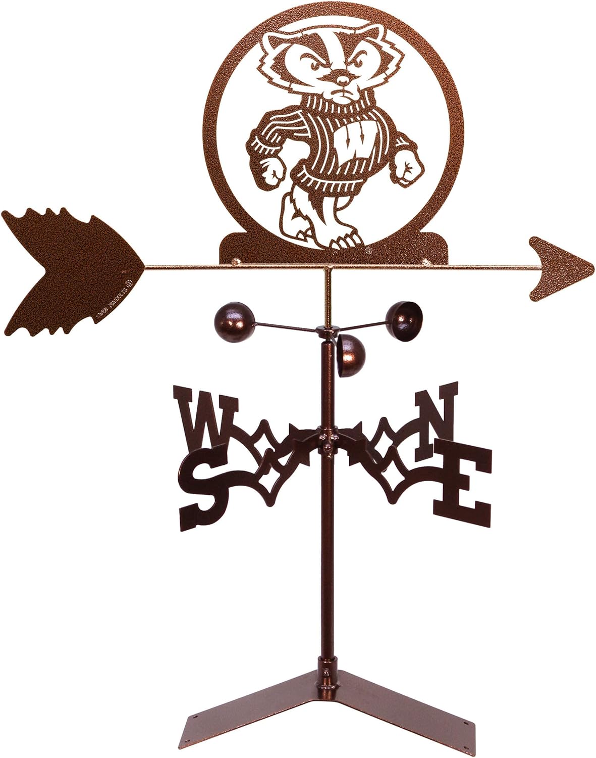 Weathervanes - SWEN Products Wisconsin Badgers Bucky Weathervane (Roof Mount Included)