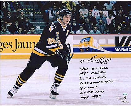 mario lemieux signed jersey