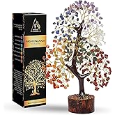 FASHIONZAADI 7 Chakra Tree of Life, Crystals and Healing Stones, Birthday Gifts for Women - Crystal Tree for Positive Energy, Home Office Decor, Spiritual Gifts for Women