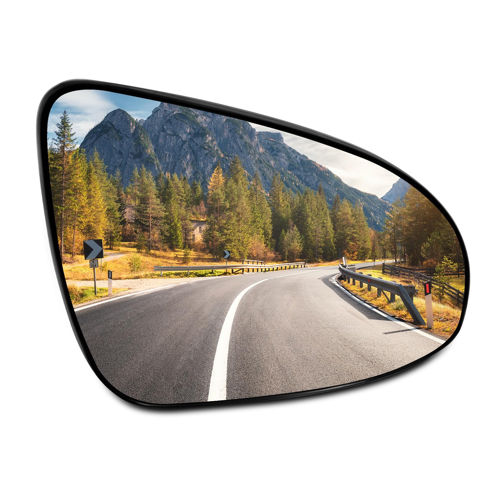 Photo 1 of SCITOO Passenger Side View Mirror Glass fit for 2012-2015 2016 2017 For Toyota Camry 2015 Corolla 2014-2017 for Yaris Heated Chrome Door Mirror Glass With Plastic 8K0949102E-AUT