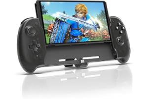 DOBE FOMIS ELECTRONICS Dobe Switch Controller for Nintendo Switch/OLED - One-Piece Joypad Switch Pro Controller for Handheld Mode, Ergonomic Handheld Switch Grip Controller with 6-Axis Motion Control, Turbo & Mapping