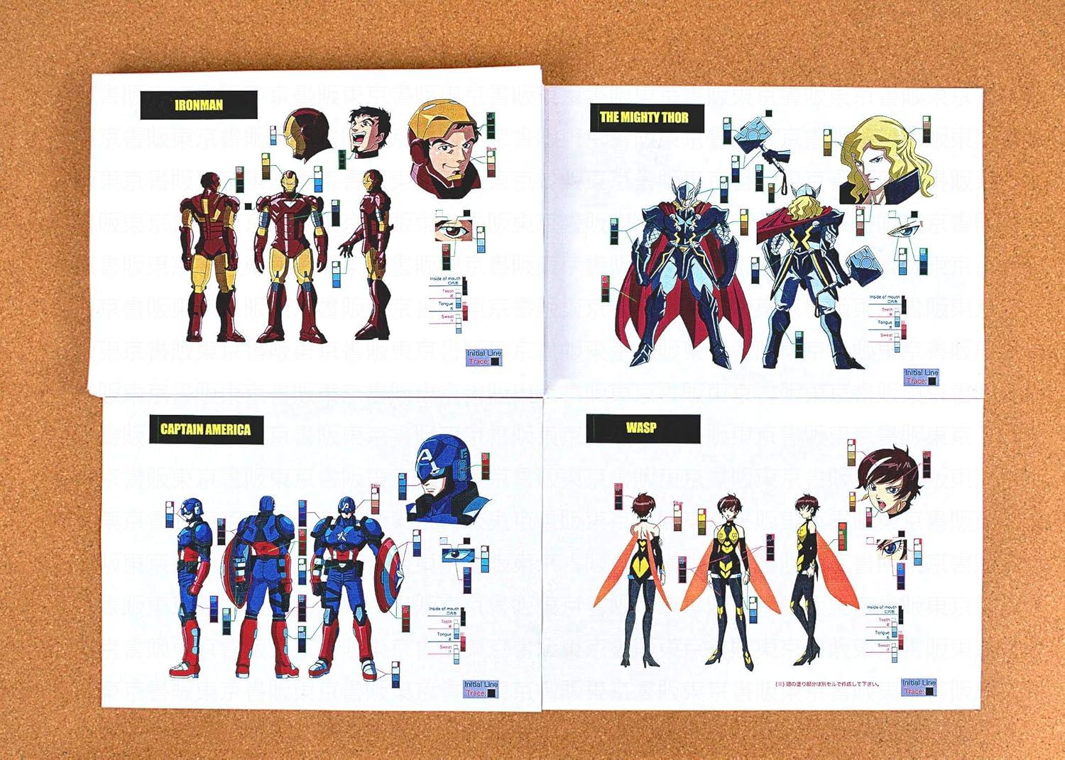 Amazon ディスク ウォーズ アベンジャーズ 設定資料 制作資料 124枚 東京書販 アニメ 萌えグッズ 通販