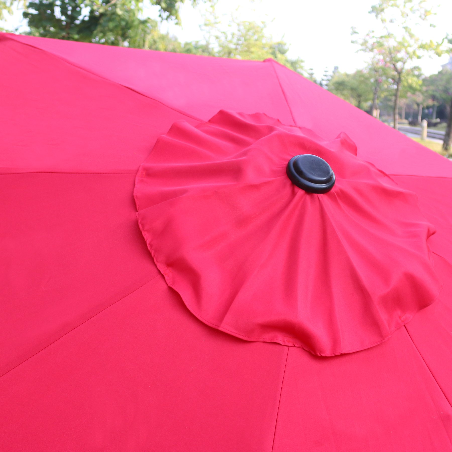 Sunnyglade 9' Patio Umbrella Outdoor Table Umbrella with 8 Sturdy Ribs