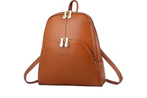 Nevenka Backpack Purse for Women Casual Shoulder Bag PU Leather Zipper Closure Adjustable Strap…